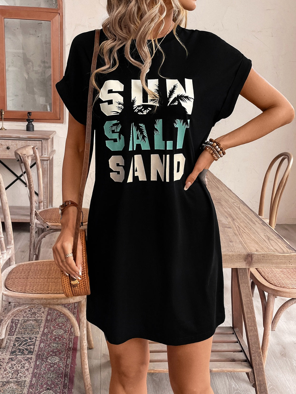 SUN.SALT.SAND Short Sleeve Tee Dress