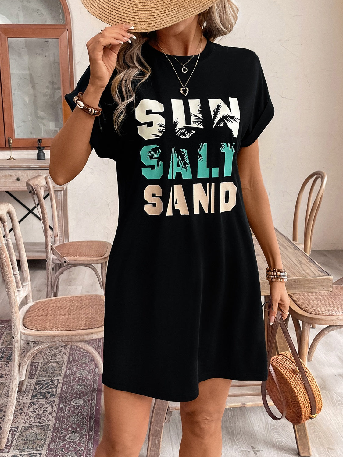 SUN.SALT.SAND Short Sleeve Tee Dress