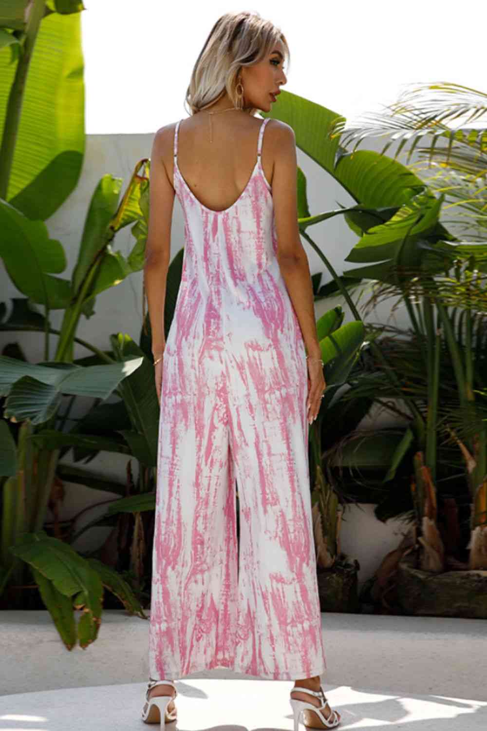 Tie-Dye Jumpsuit with Pockets (8 colors variations)