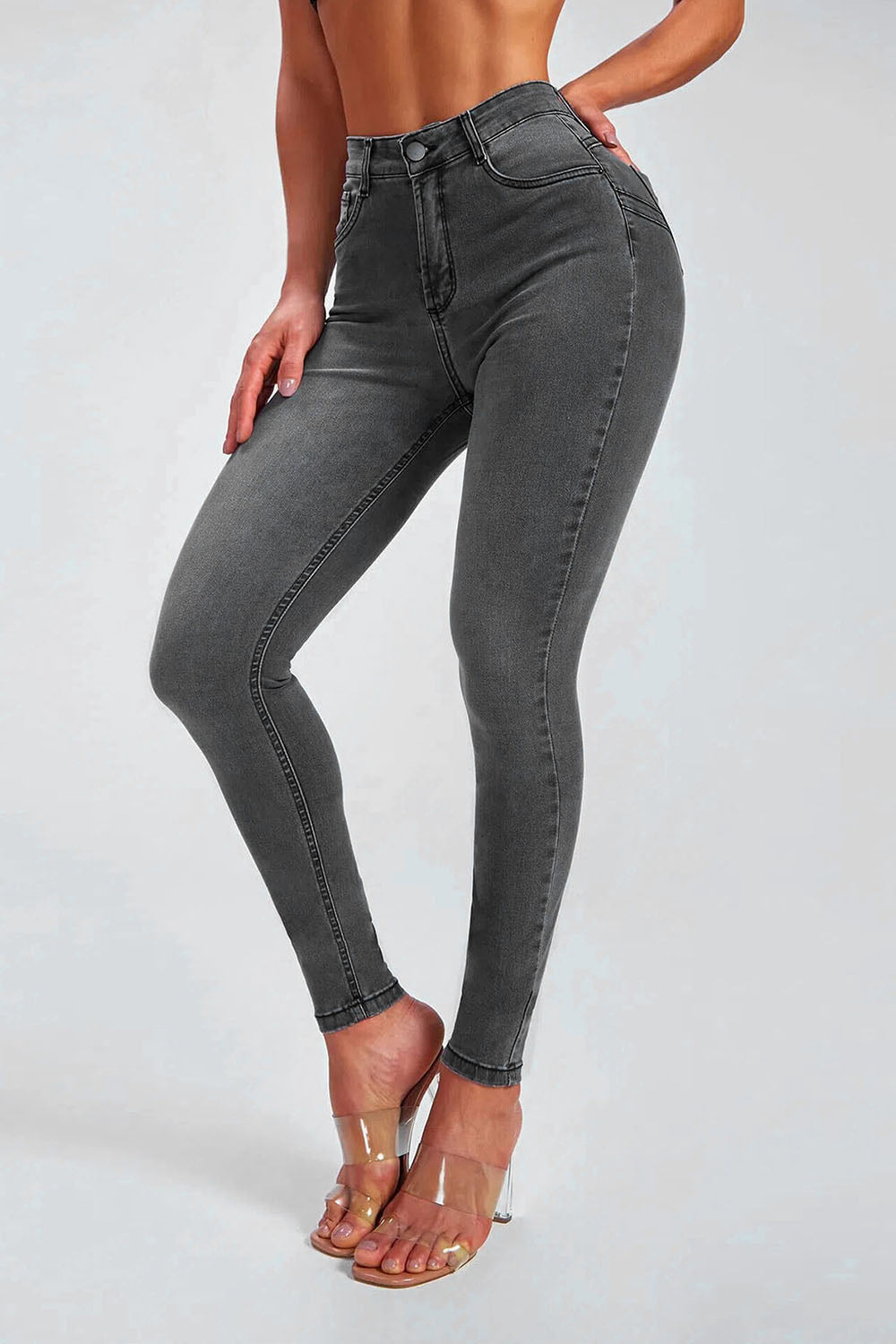 Charcoal Skinny Jeans