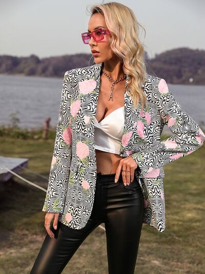 Printed Blazer